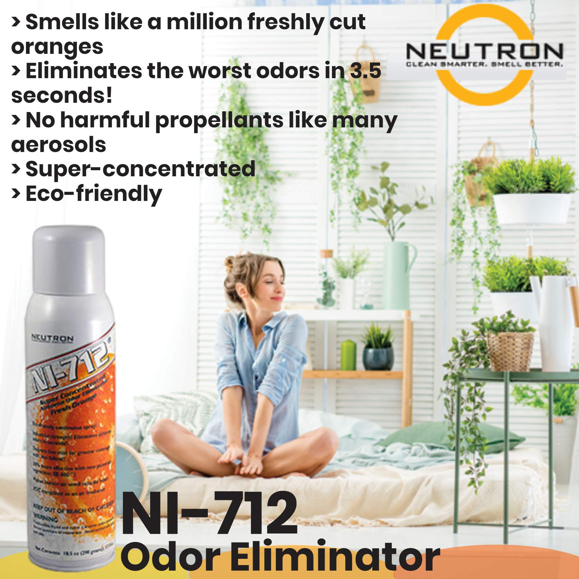 Amazon.com: NI-712 Odor Eliminator Orange Continuous Spray use